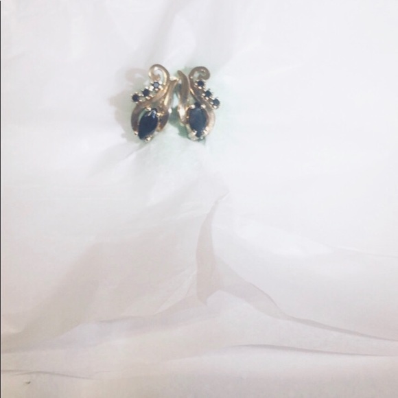 Sterling Silver Genuine Onyx Elongated - Picture 4 of 7